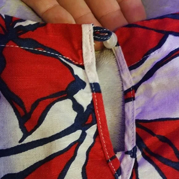 Liz Claiborne XL sleeveless linen cotton shirt - Picture 4 of 12